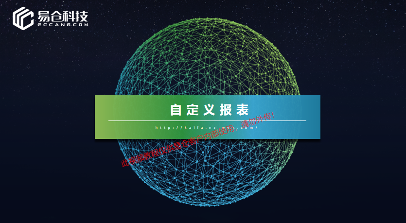 自定义报表设置